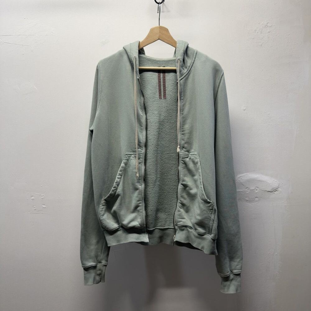 Rick Owens DRKSHDW Jason Zip Up Hoodie Marine